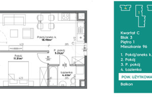 Mieszkanie na sprzedaż 41m2 Kraków Prądnik Biały Orlińskiego, 8/206 - zdjęcie 2