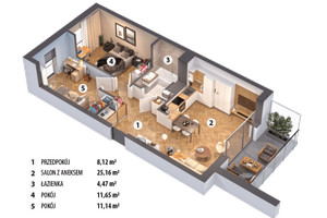 Mieszkanie na sprzedaż 40m2 poznański Rokietnica Kobylniki Kasztanowa - zdjęcie 9