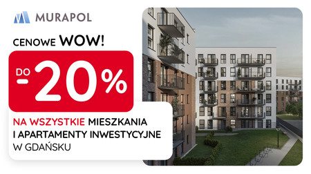 Nowa inwestycja - Murapol Portovo, Gdańsk, ul. Mostek - promocja