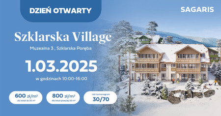 Nowa inwestycja - Szklarska Village, Szklarska Poręba, ul. Muzealna 3 - dni otwarte