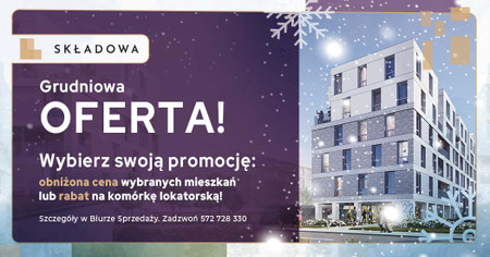 Nowa inwestycja - Apartamenty Składowa, Kraków, Krowodrza, ul. Składowa 22 - promocja