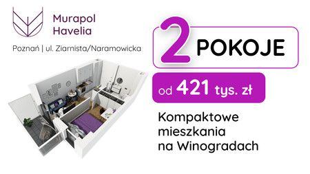 Nowa inwestycja - Murapol Havelia, Poznań, Winogrady, ul. Ziarnista - promocja