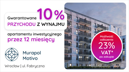 Nowa inwestycja - Murapol Motivo, Wrocław, Fabryczna, ul. Fabryczna - promocja