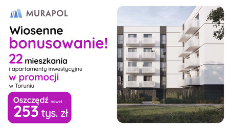 Nowa inwestycja - Murapol Helio, Toruń, Wrzosy, ul. Heweliusza - promocja