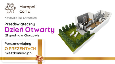 Nowa inwestycja - Murapol Corfa, Katowice, Wełnowiec-Józefowiec, ul. Owocowa - dni otwarte