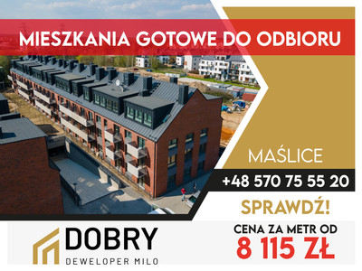 Nowa inwestycja - ul.Zawidowska Maślice Wrocław Dobry Deweloper Milo, Wrocław, Maślice, Maślica, ul. Zawidowska - promocja