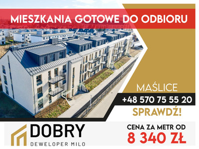 Nowa inwestycja - ul. Bogatyńska Maślice Wrocław Dobry Deweloper Milo, Wrocław, Fabryczna, Maślice, ul. Bogatyńska - promocja