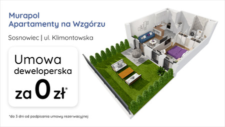 Nowa inwestycja - Murapol Apartamenty Na Wzgórzu, Sosnowiec, Klimontów, ul. Klimontowska - promocja