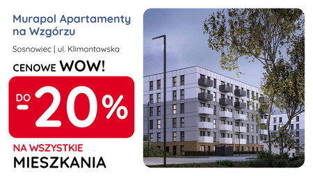 Nowa inwestycja - Murapol Apartamenty Na Wzgórzu, Sosnowiec, Klimontów, ul. Klimontowska - promocja