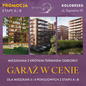 Nowa inwestycja - Wyspa Solna, Etap III, budynek A, Kołobrzeg, ul. Szpitalna - promocja