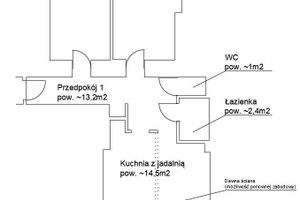 Mieszkanie na sprzedaż 58m2 Kraków Nowa Huta Centrum B - zdjęcie 3