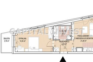 Mieszkanie na sprzedaż 45m2 Kraków Podgórze - zdjęcie 1