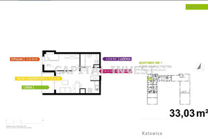 Mieszkanie na sprzedaż 31m2 Katowice - zdjęcie 2