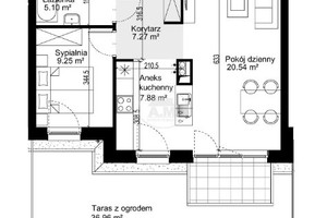 Mieszkanie na sprzedaż 51m2 Wrocław Krzyki Księże Wielkie Turawska - zdjęcie 1