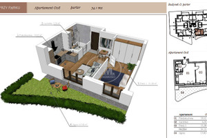 Mieszkanie na sprzedaż 35m2 wrocławski Siechnice Żerniki Wrocławskie Parkowa - zdjęcie 2