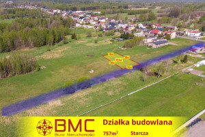 Działka na sprzedaż 757m2 częstochowski Starcza Szkolna - zdjęcie 1