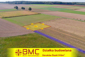 Działka na sprzedaż 910m2 lubliniecki Ciasna Sieraków Śląski Osiedlowa - zdjęcie 1