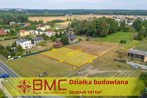 Działka na sprzedaż 1411m2 lubliniecki Koszęcin Strzebiń Boczna - zdjęcie 1