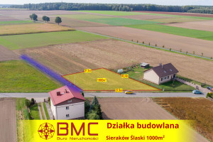 Działka na sprzedaż 1000m2 lubliniecki Ciasna Sieraków Śląski Osiedlowa - zdjęcie 1