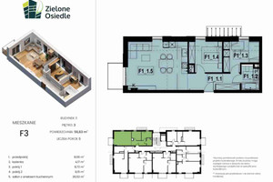 Mieszkanie na sprzedaż 57m2 lubliniecki Koszęcin Jesienna - zdjęcie 2