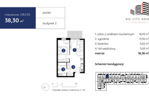 Mieszkanie na sprzedaż 39m2 Lublin Ponikwoda Spółdzielczości Pracy - zdjęcie 2