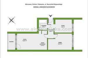 Mieszkanie na sprzedaż 45m2 Warszawa Ochota Rakowiec Skorochód-Majewskiego - zdjęcie 1