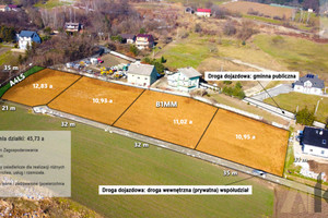 Działka na sprzedaż 1093m2 nowosądecki Chełmiec Biczyce Górne - zdjęcie 2