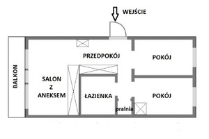 Mieszkanie na sprzedaż 43m2 Łódź Bałuty - zdjęcie 2