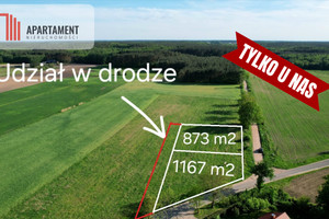 Działka na sprzedaż 873m2 bydgoski Dąbrowa Chełmińska Gzin - zdjęcie 1