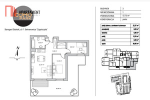 Mieszkanie na sprzedaż 58m2 starogardzki Starogard Gdański Feliksa Selmanowicza "Zagończyka" - zdjęcie 1