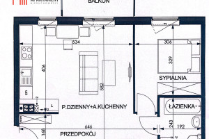 Mieszkanie na sprzedaż 48m2 średzki Miękinia Wróblowice Pogodna - zdjęcie 2