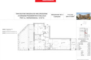 Mieszkanie na sprzedaż 62m2 Kielce Warszawska - zdjęcie 2