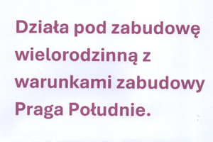 Działka na sprzedaż 610m2 Warszawa Praga-Południe Gocław - zdjęcie 1