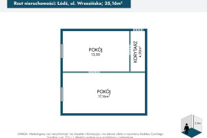 Mieszkanie na sprzedaż 36m2 Łódź Bałuty Wrześnieńska - zdjęcie 1