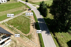 Działka na sprzedaż 537m2 nowotarski Czarny Dunajec - zdjęcie 3