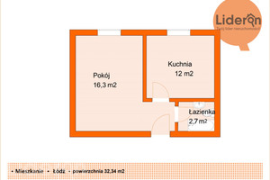 Mieszkanie na sprzedaż 33m2 Łódź Bałuty Eliasza Chaima Majzela - zdjęcie 3