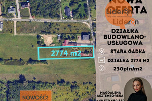 Działka na sprzedaż 2774m2 łódzki wschodni Rzgów Stara Gadka Jędrzeja Śniadeckiego - zdjęcie 1