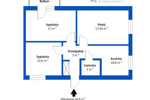 Mieszkanie na sprzedaż 65m2 Wrocław Krzyki Os. Powstańców Śląskich - zdjęcie 3