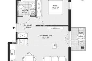 Mieszkanie na sprzedaż 46m2 Kraków Bieżanów-Prokocim Bieżanów Tadeusza Śliwiaka - zdjęcie 2