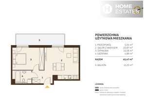 Mieszkanie na sprzedaż 46m2 Kraków Krowodrza Josepha Conrada - zdjęcie 1