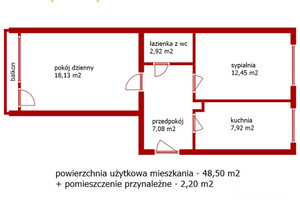 Mieszkanie na sprzedaż 49m2 Warszawa Bielany Hansa Christiana Andersena - zdjęcie 2