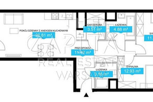 Mieszkanie na sprzedaż 77m2 Warszawa Wola Czyste Gumińska - zdjęcie 2