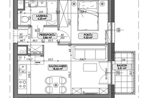 Mieszkanie na sprzedaż 37m2 Lublin Ponikwoda - zdjęcie 2