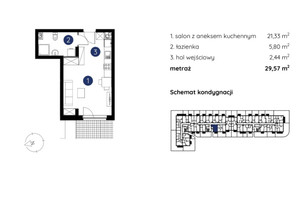 Mieszkanie na sprzedaż 30m2 Lublin Ponikwoda Bazylianówka - zdjęcie 3