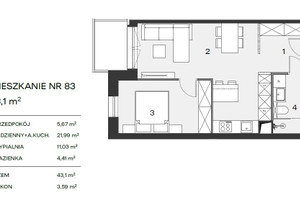 Mieszkanie na sprzedaż 44m2 Lublin Czechów - zdjęcie 2