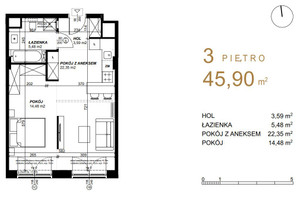 Mieszkanie na sprzedaż 46m2 Lublin Śródmieście - zdjęcie 2