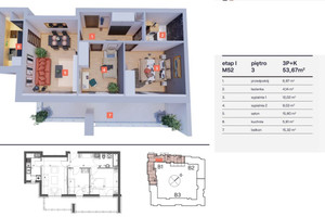 Mieszkanie na sprzedaż 54m2 Lublin Konstantynów - zdjęcie 3