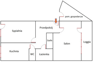 Mieszkanie na sprzedaż 48m2 Wrocław Psie Pole Karłowice Piotra Czajkowskiego - zdjęcie 3