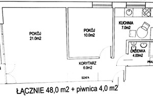 Mieszkanie na sprzedaż 48m2 Wrocław Fabryczna Grabiszyn-Grabiszynek Icchaka Lejba Pereca - zdjęcie 2