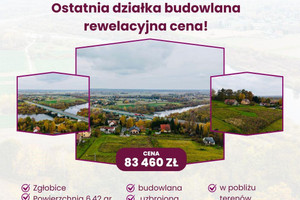 Działka na sprzedaż 642m2 tarnowski Tarnów Zgłobice Nadbrzeżna - zdjęcie 1